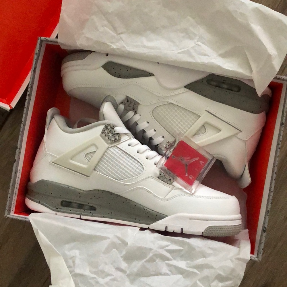 ✨BRAND NEW ✨ 2021 Air Jordan 4 Retro 'White Oreo' SIZE 11